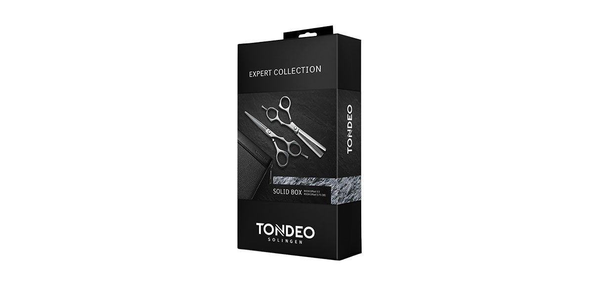 Hairdressing scissors set TONDEO SOLID BOX